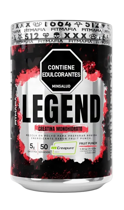Creatina 600Grs 50 Servicios Legend Fitmafia